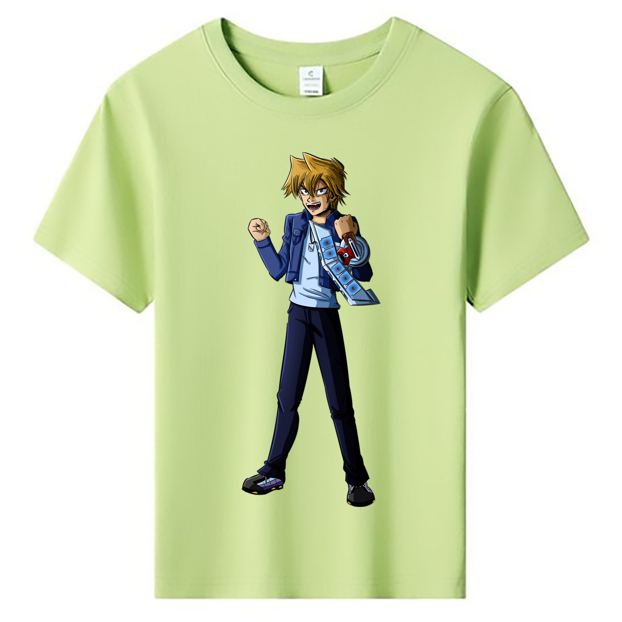 （画像用） 遊☆戯☆王 Yu-Gi-Oh! 綿100％キッズTシャツ（フロントプリント）